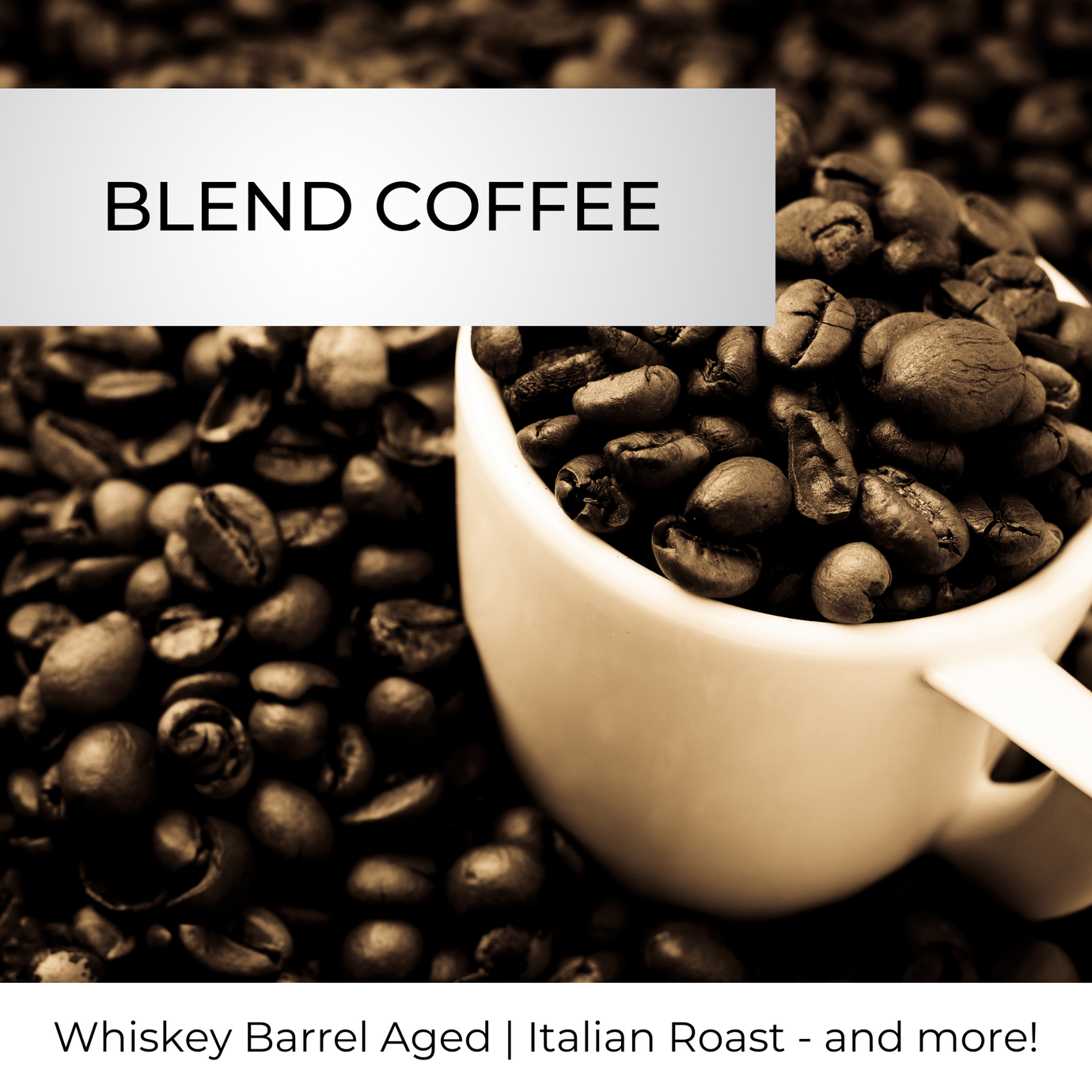 Tobias Coffee Blend Whiskey Barrel Aged, Italian Roast and more
