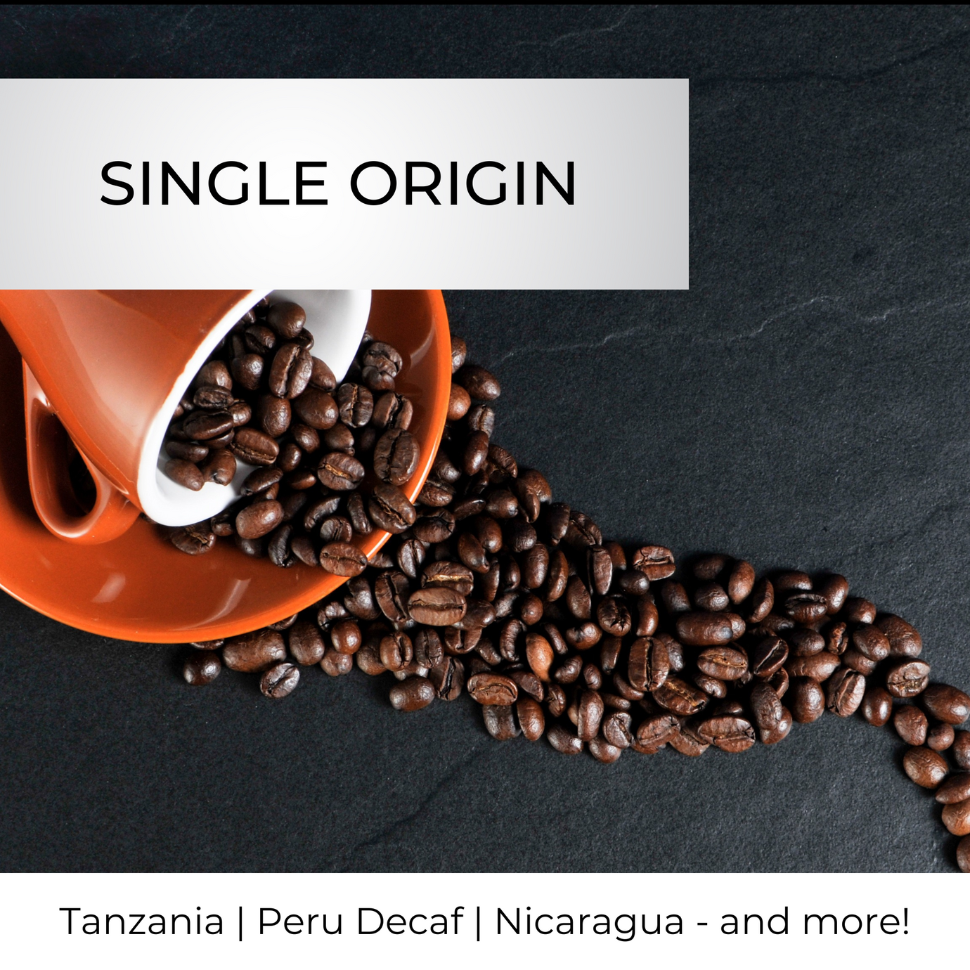 Tobias Coffee Tanzania, Peru, Peru Decaf, Nicaragua and more